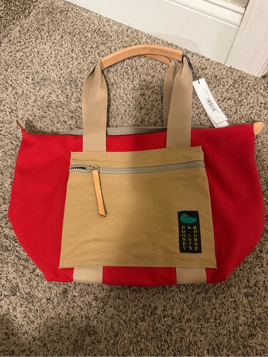 Dooney & Bourke Handbags - Dooney & Bourke Red Canvas carryall 28